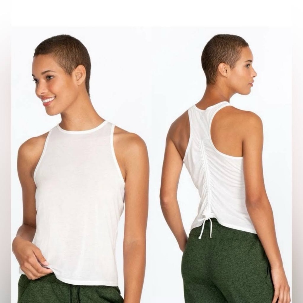 Calme Johnny Was Ease Racerback Tank